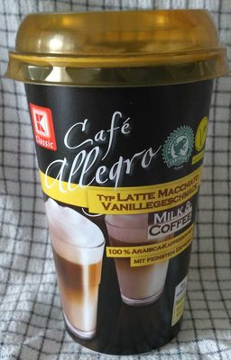 Cafe allegro Typ Latte Macchiato Vanillegeschmack