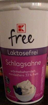 Schlagsahne Laktosefrei