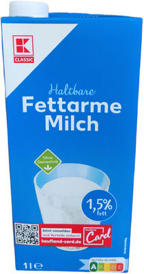 Haltbare Fettarme Milch
