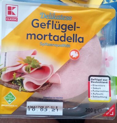 Delikatess Geflügel Mortadella