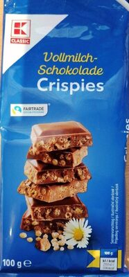Vollmilchschokolade Crispies