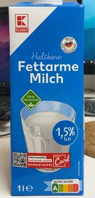 Fettarme Milch