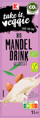 K-take it veggie Bio Mandeldrink gesüßt
