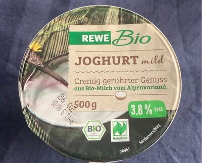 Joghurt mild 3,8 % Fett