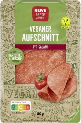 Veganer Aufschnitt Typ Salami