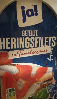 Geteilte Heringsfilet