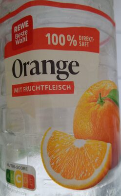 Orange mit Fruchtfleisch 100% Direktsaft