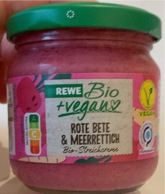 Rote Bete & Meerrettich Bio-Streichcreme