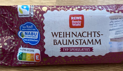 Weihnachts-Baumstamm Typ Spekulatius