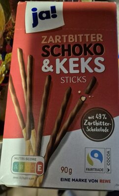 Zartbitterschokolade Schoko und Keks