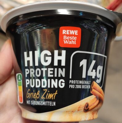 High Protein Grieß Zimt mit Süßungsmitteln