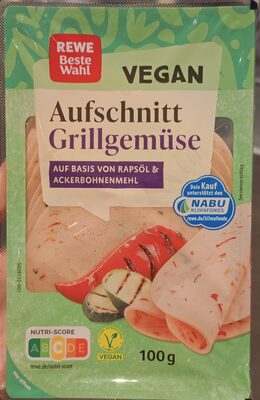 Aufschnitt Grillgemüse