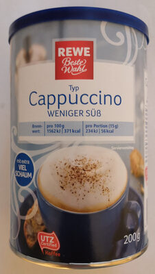 Rewe Beste Wahl Typ Cappuccino Weniger Süß