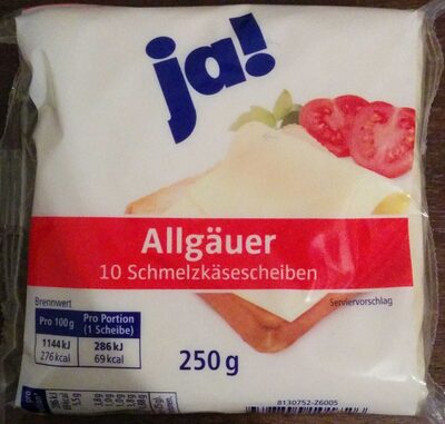 Allgäuer 10 Schmelzkäsescheiben