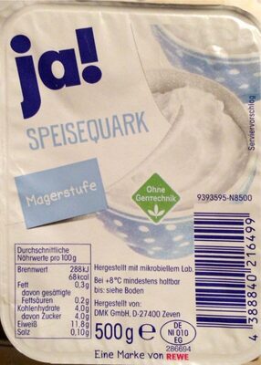 Speisequark