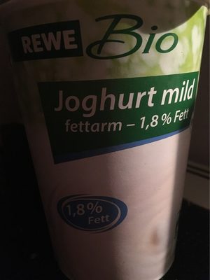 Bio Joghurt Mild, 1, 8 % Fett