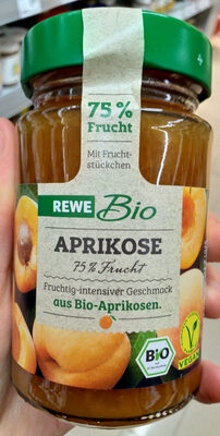 Fruchtaufstrich 75% Frucht, Bio Aprikose