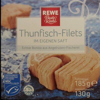 Thunfisch-Filets im eigenen Saft