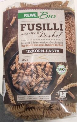 Dinkel Fussili (Nudeln)