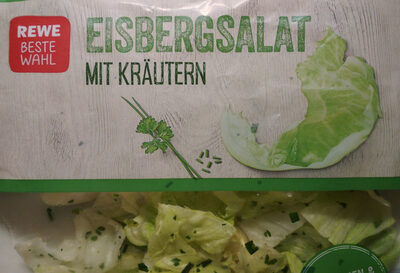 Eisbergsalat mit Kräutern
