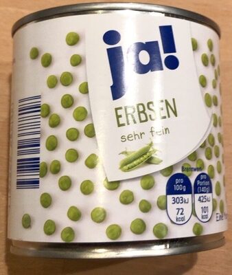 Erbsen sehr fein
