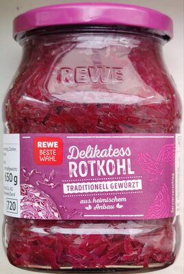 Delikatess Rotkohl, traditionell gewürzt