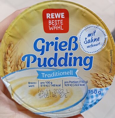 Grieß Pudding