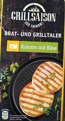 Brat- und Grilltaler Kräuter mit Käse