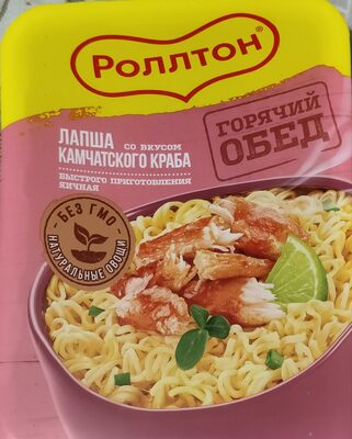 Лапша со вкусом камчатского краба