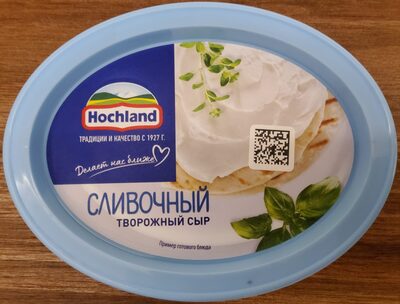 Сыр творожный сливочный