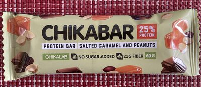 Chikabar Salted Caramel and Peanut