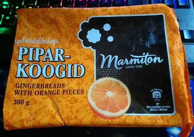 Piparkoogid apelsinitükkidega