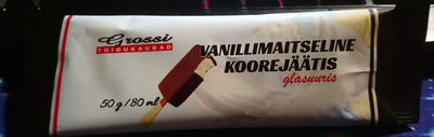 Vanillimaitseline koorejäätis