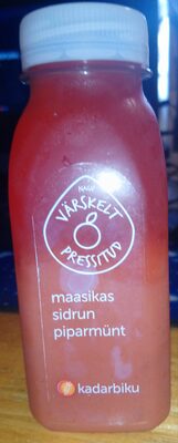 Maasika - sidruni - piparmündi mahl