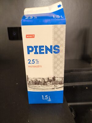 Piens 2,5%