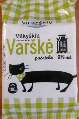 Pusriebė varškė 9%