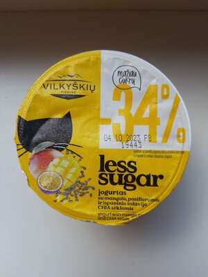 Yogurt With Mango, Passionflower And Chia Seeds