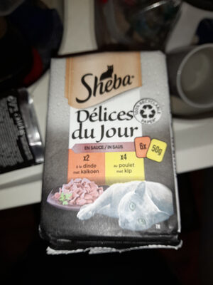Sheba delices du jour sélection à la volaille