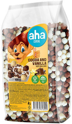“AHA” VANILLA FLAVOUR BALLS WITH COCOA