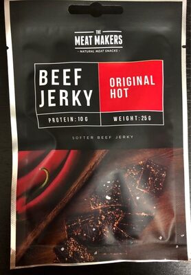 Beef jerky original hot