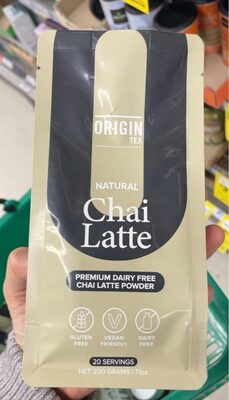 Natural chai latte