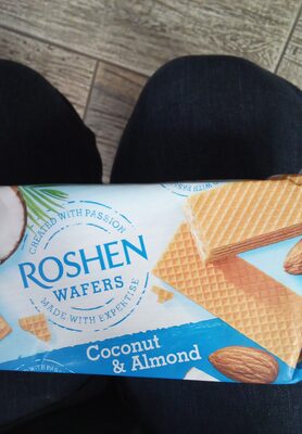 Roshen Wafers Coconut & Almond