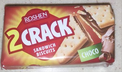 Печиво затяжне "2 Crack Sandwich Biscuits", з шоколадною начинкою