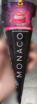 Морозиво "Monaco Mascarpone Raspberry", зі смаком "Маскарпоне" та малини