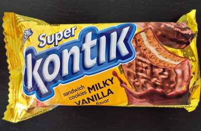 Super Kontik milky vanilla flavour sandwich cookies