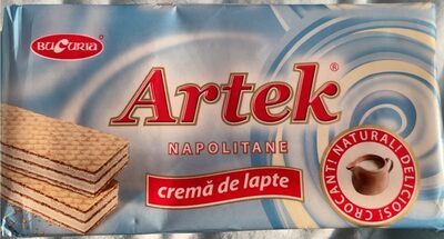 Artek napolitane crema de lapte
