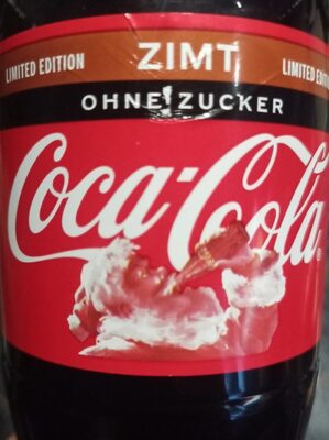Coca Cola Zimt ohne Zucker