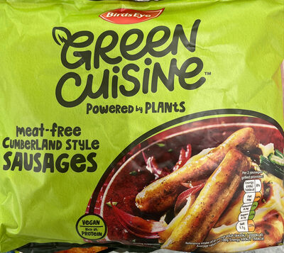 Meat-free cumberland style sausages