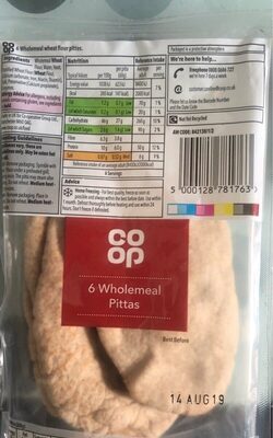 Wholemeal Pittas
