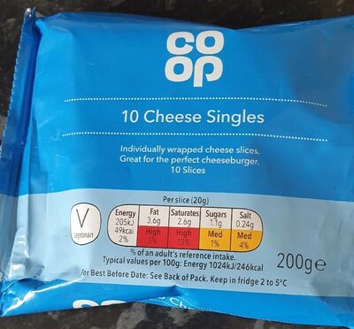 88 MILD & CREAMY 10 CHEESY SINGLES PERFECT FOR CHE
